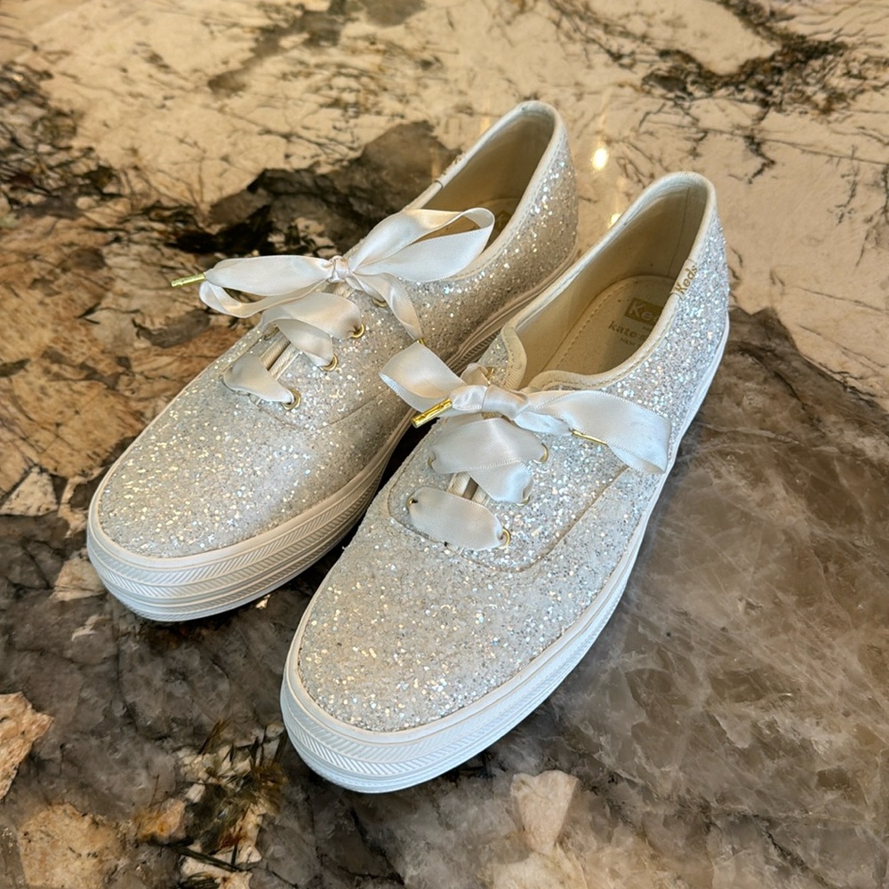 Kate Spade glitter Keds